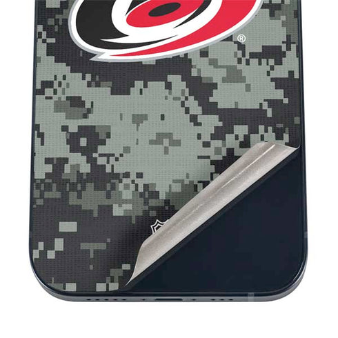 NHL Carolina Hurricanes Camo iPhone 17 Pro Skin